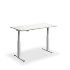 Height Adjustable Flyga Sit Stand Lavoro Design Desk 160cm wide 70cm Deep  Black Ply Edge leg Black