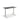Height Adjustable Flyga Sit Stand Lavoro Design Desk 120cm wide 70cm Deep  White Ply Edge leg Black