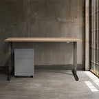 Lavoro metal locking form pedestal 2 Drawer SilverThat’s My Office Furniture, 360 Degree View storage, desk, chair