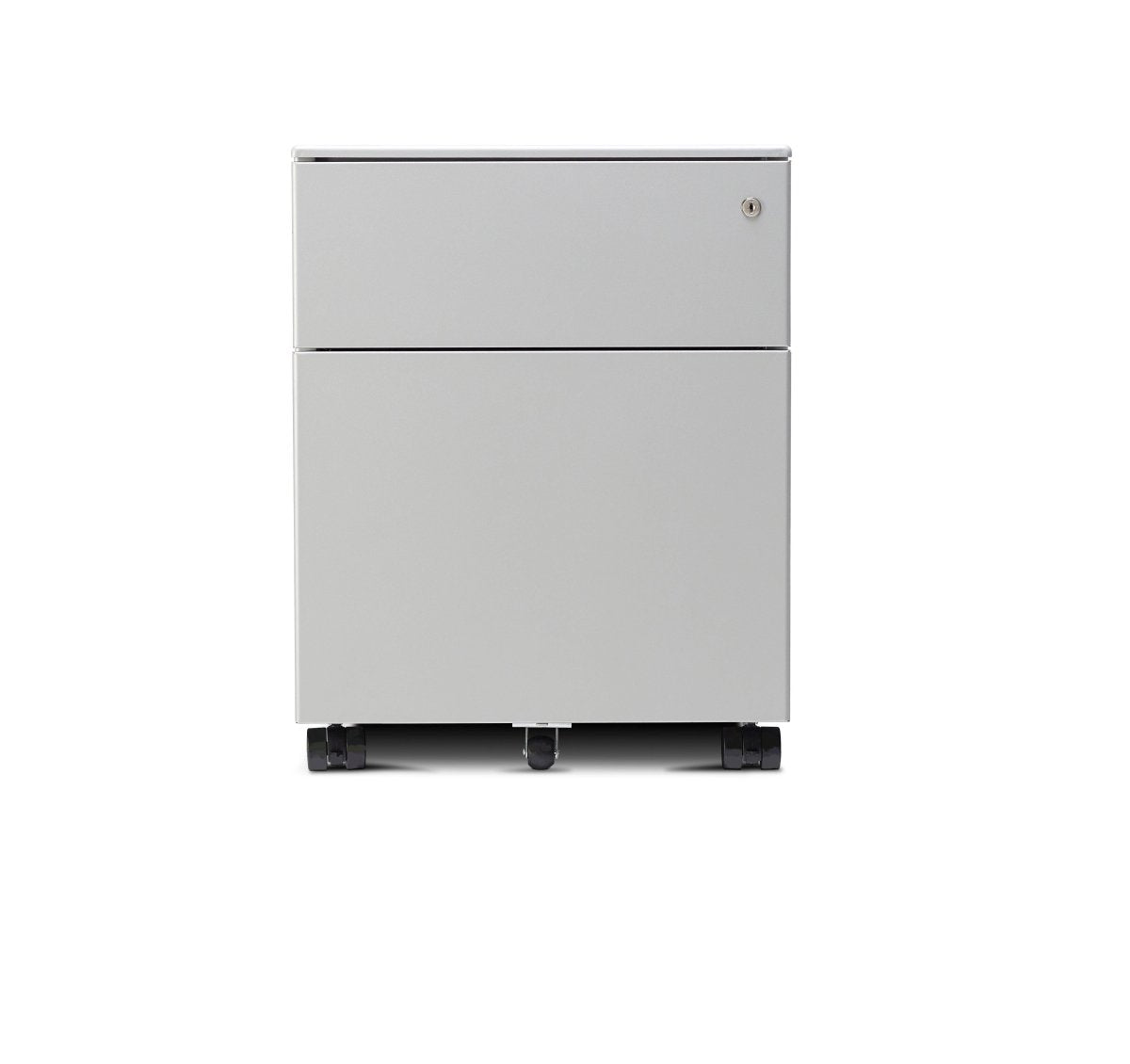 Lavoro metal locking form pedestal 2 Drawer BlackThat’s My Office Furniture, 360 Degree View storage, desk, chair