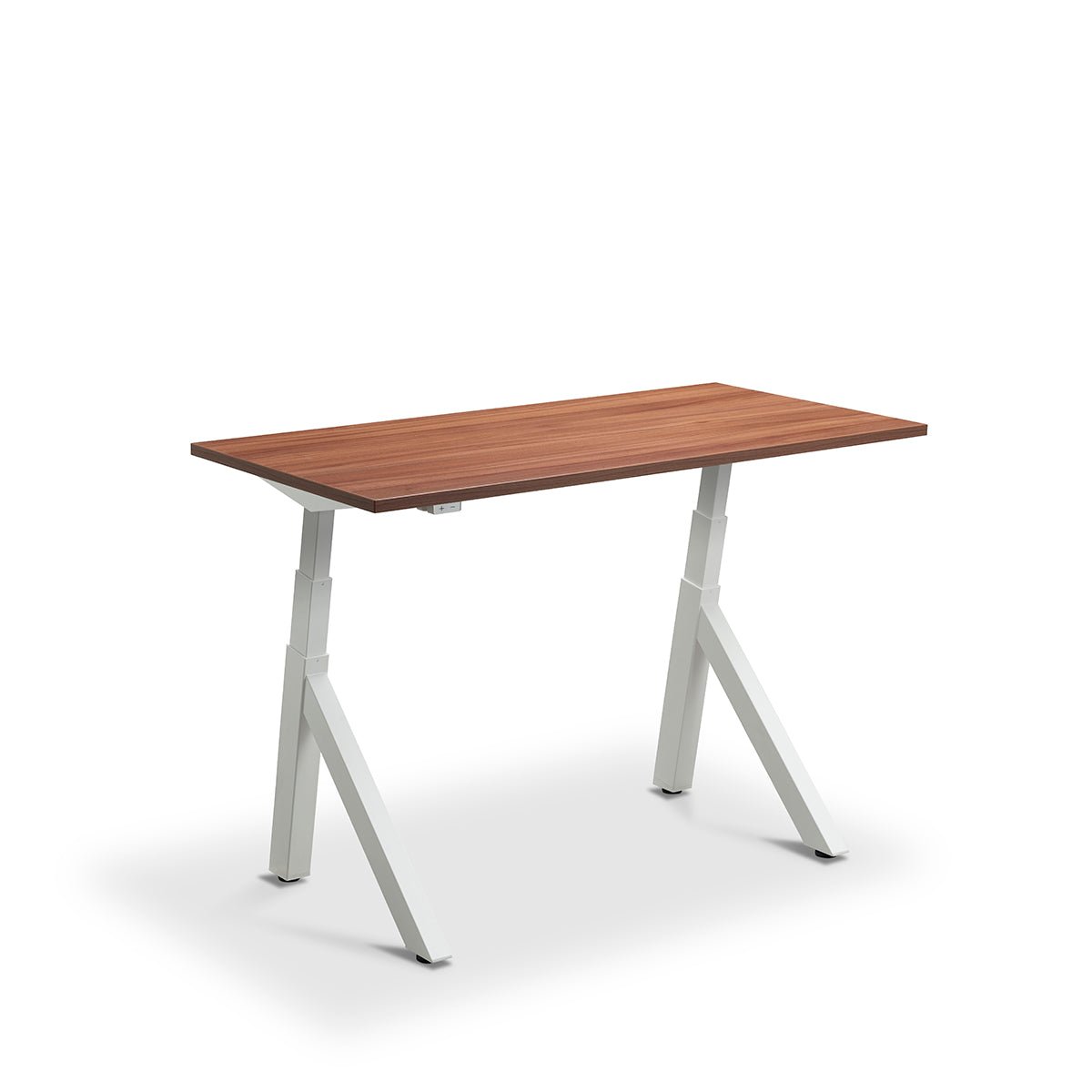 Lavoro Forma   Sit Stand Height Adjustable desk White  140cm wide 80cmDeep  Cascina Pine leg Black