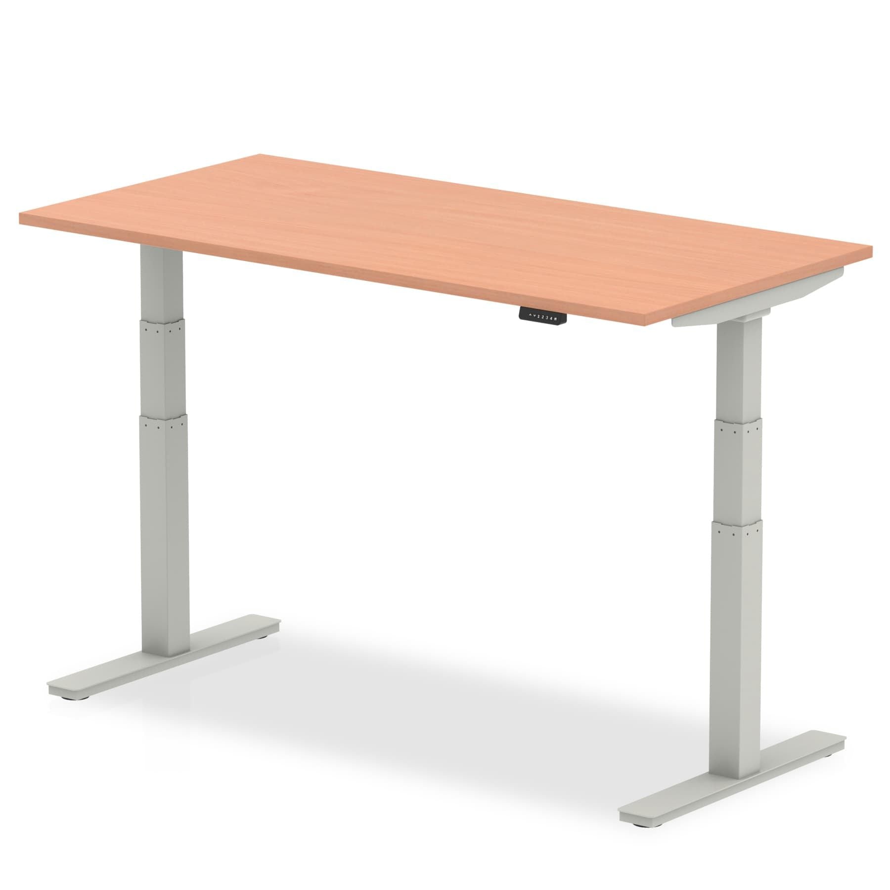 Office furniture air-height-adjustable-desk Dynamic  Beech 120 Wide