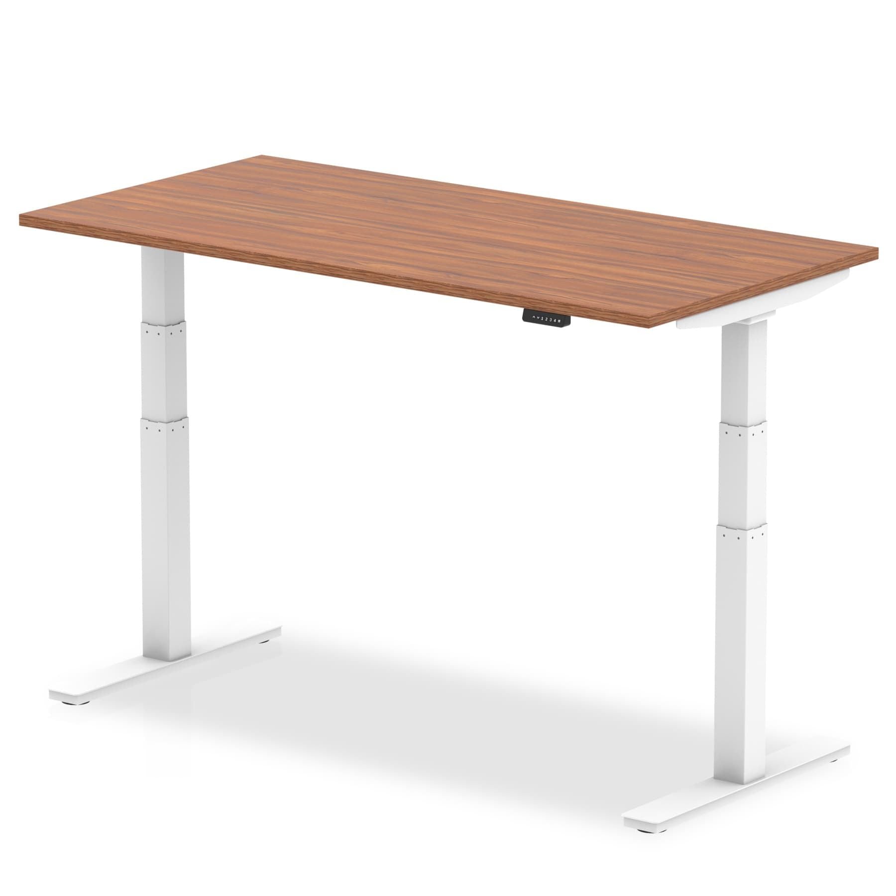 Office furniture air-height-adjustable-desk Dynamic  Walnut 140 Wide