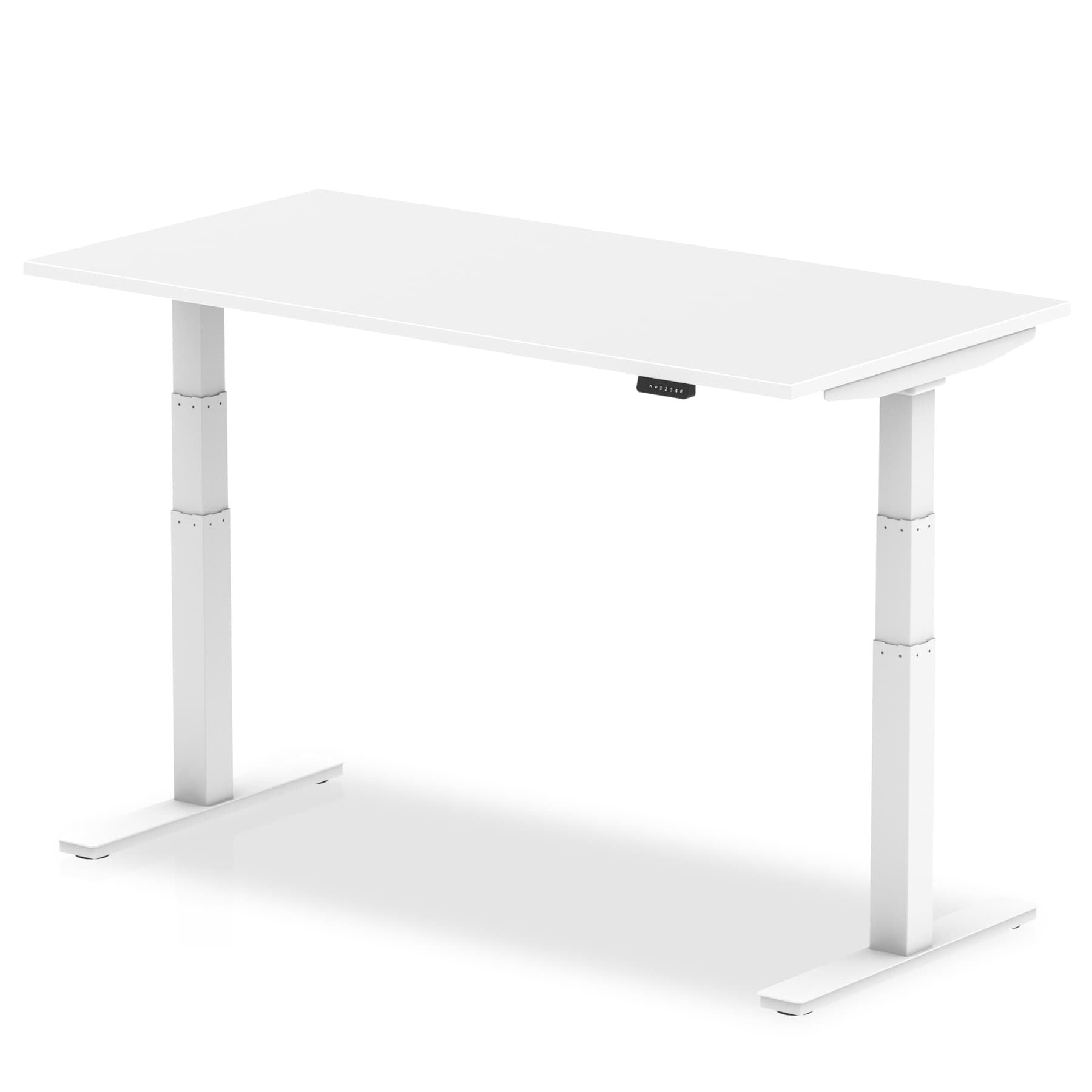 Office furniture air-height-adjustable-desk Dynamic  White 120 Wide