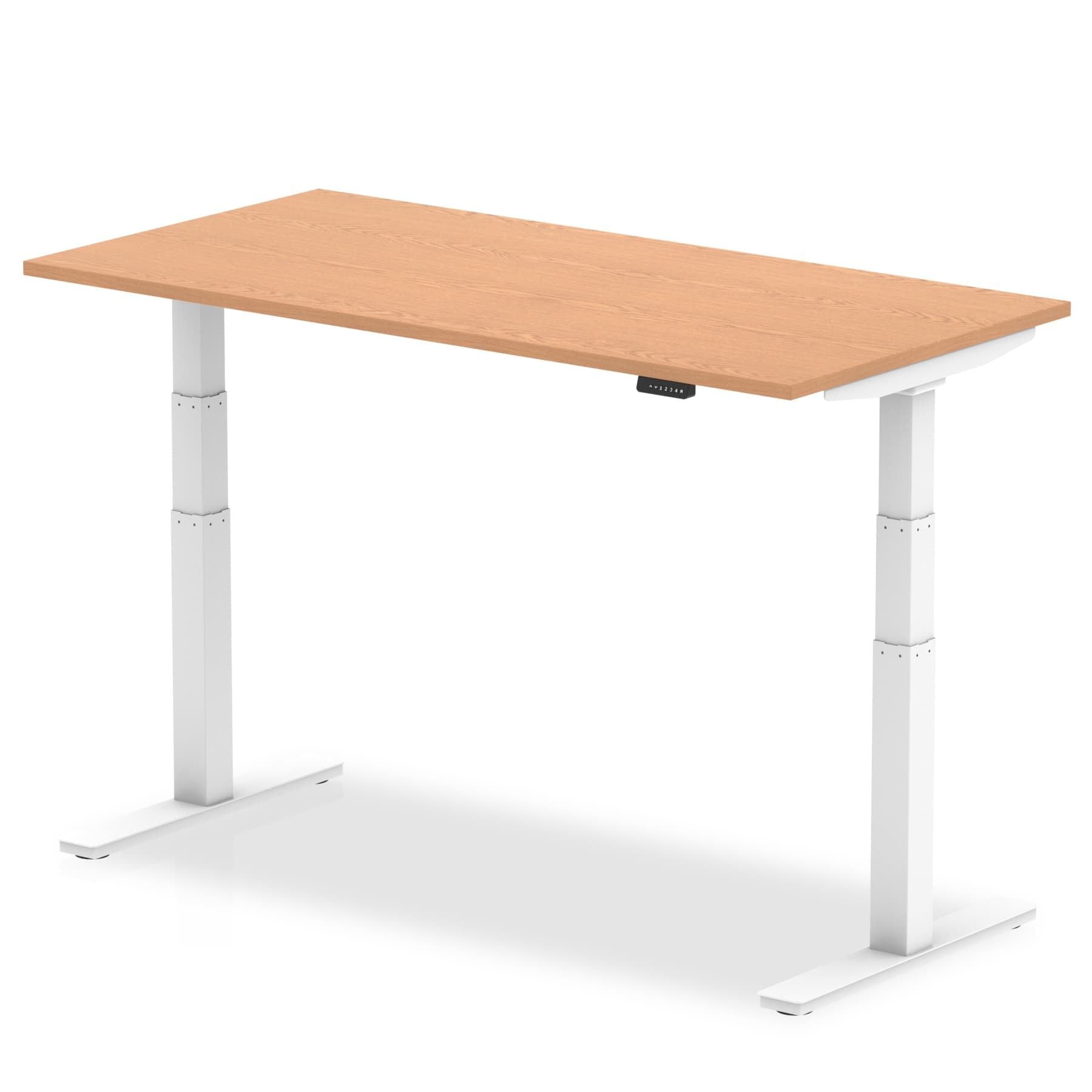 Office furniture air-height-adjustable-desk Dynamic  Oak 140 Wide