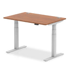 Office furniture air-height-adjustable-desk-with-cable-ports Dynamic  Walnut 120 Wide