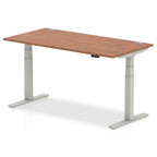 Office furniture air-height-adjustable-desk-with-cable-ports Dynamic  Beech 180 Wide