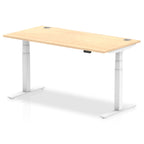 Office furniture air-height-adjustable-desk-with-cable-ports Dynamic  Walnut 160 Wide