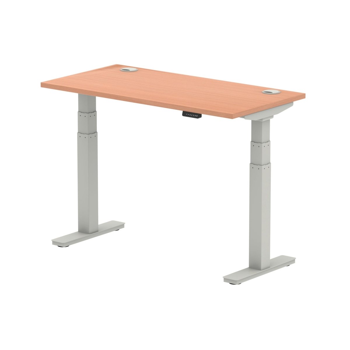 Office furniture air-slimline-height-adjustable-desk Dynamic  Beech 120 Wide