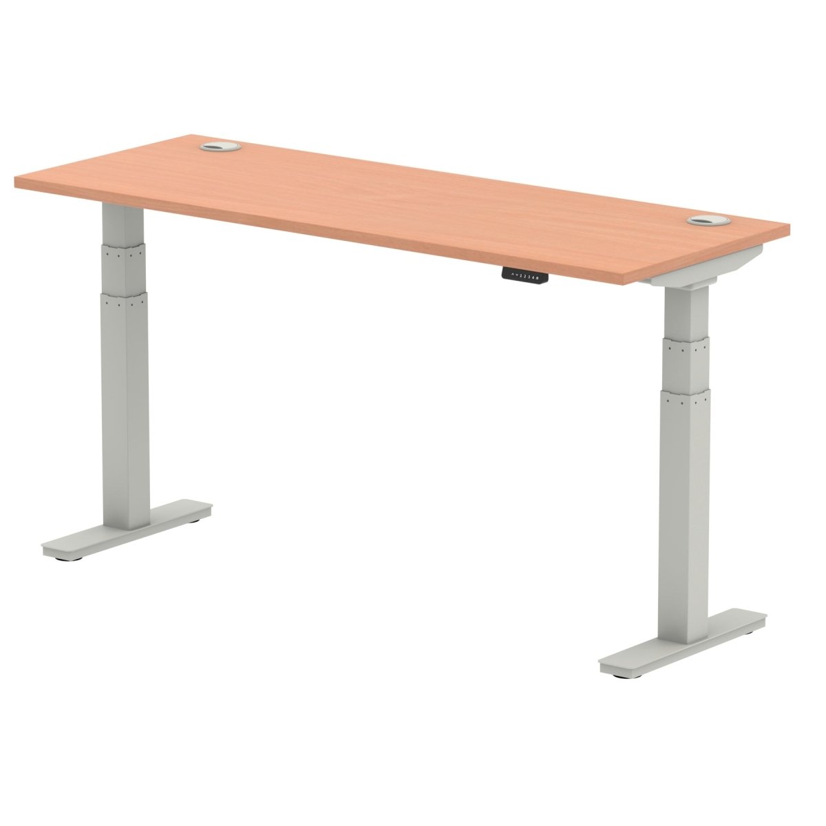 Office furniture air-slimline-height-adjustable-desk Dynamic  Beech 160 Wide