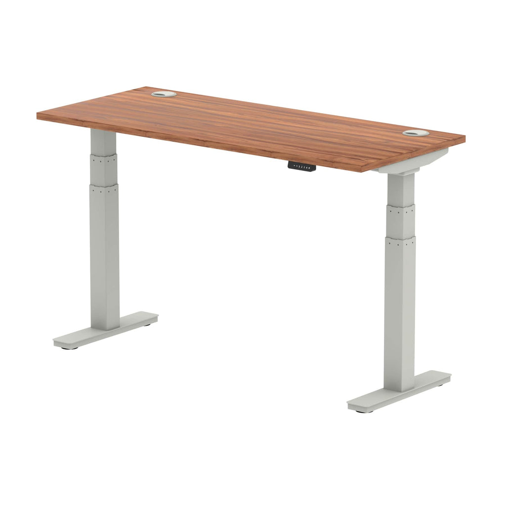 Office furniture air-slimline-height-adjustable-desk Dynamic  Walnut 140 Wide
