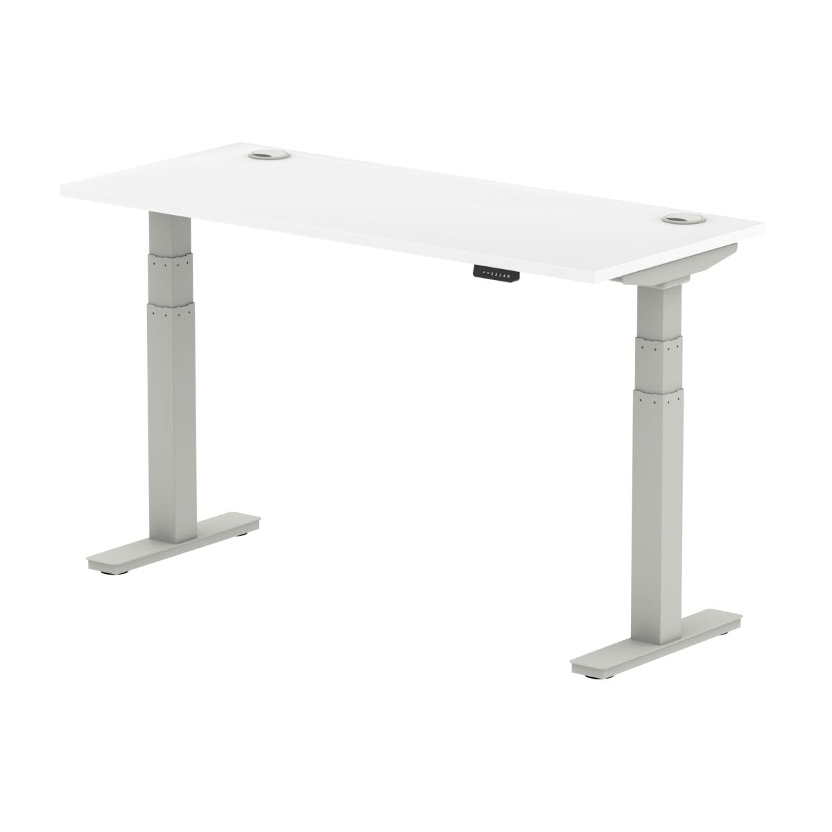 Office furniture air-slimline-height-adjustable-desk Dynamic  White 140 Wide