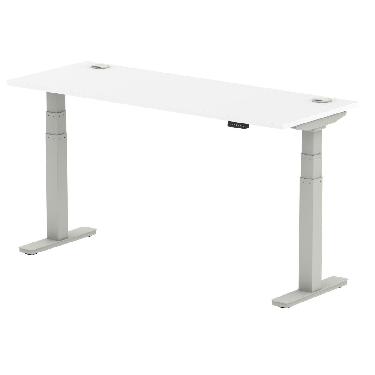 Office furniture air-slimline-height-adjustable-desk Dynamic  White 160 Wide