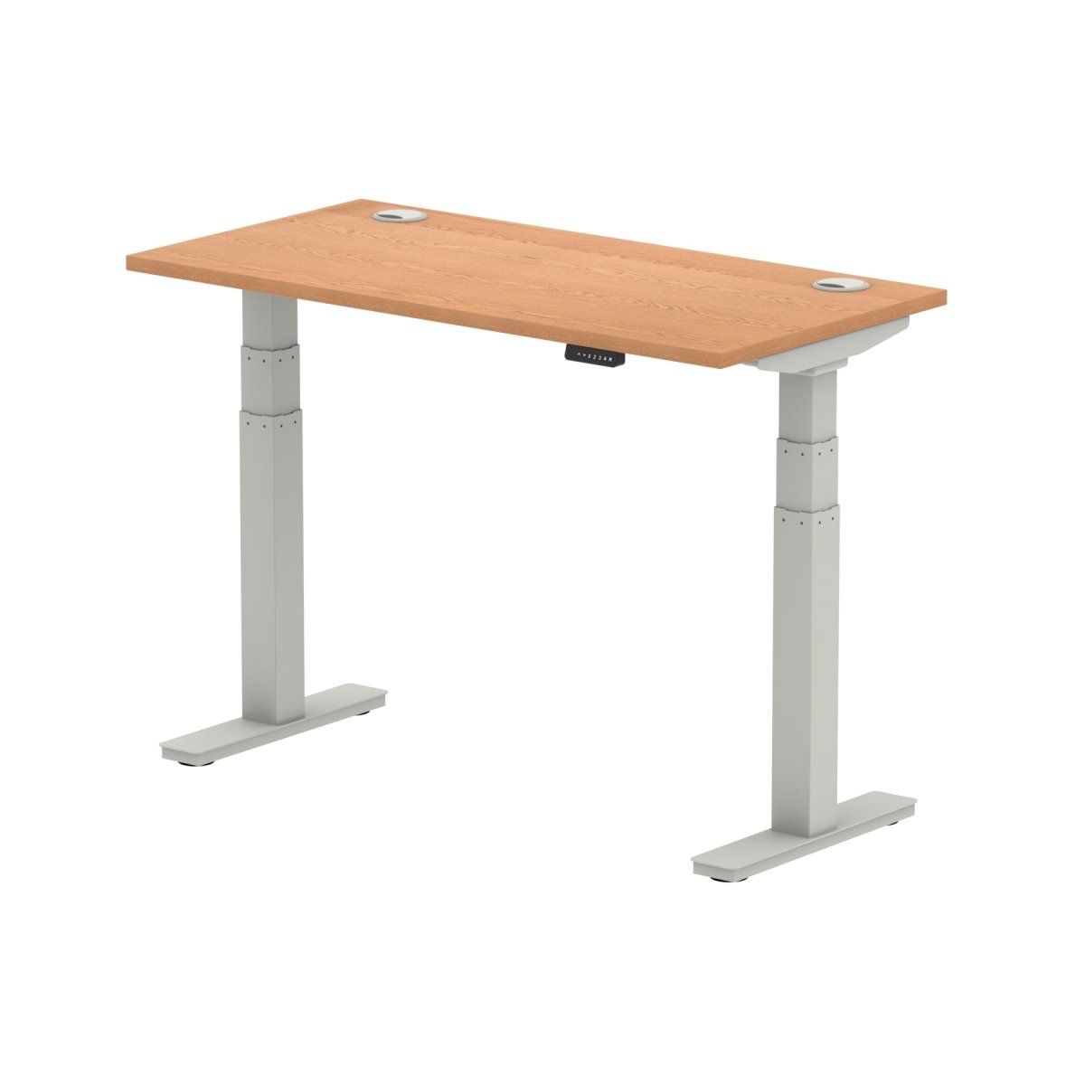 Office furniture air-slimline-height-adjustable-desk Dynamic  Oak 120 Wide