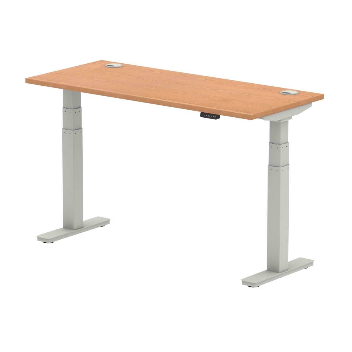 Office furniture air-slimline-height-adjustable-desk Dynamic  Oak 140 Wide
