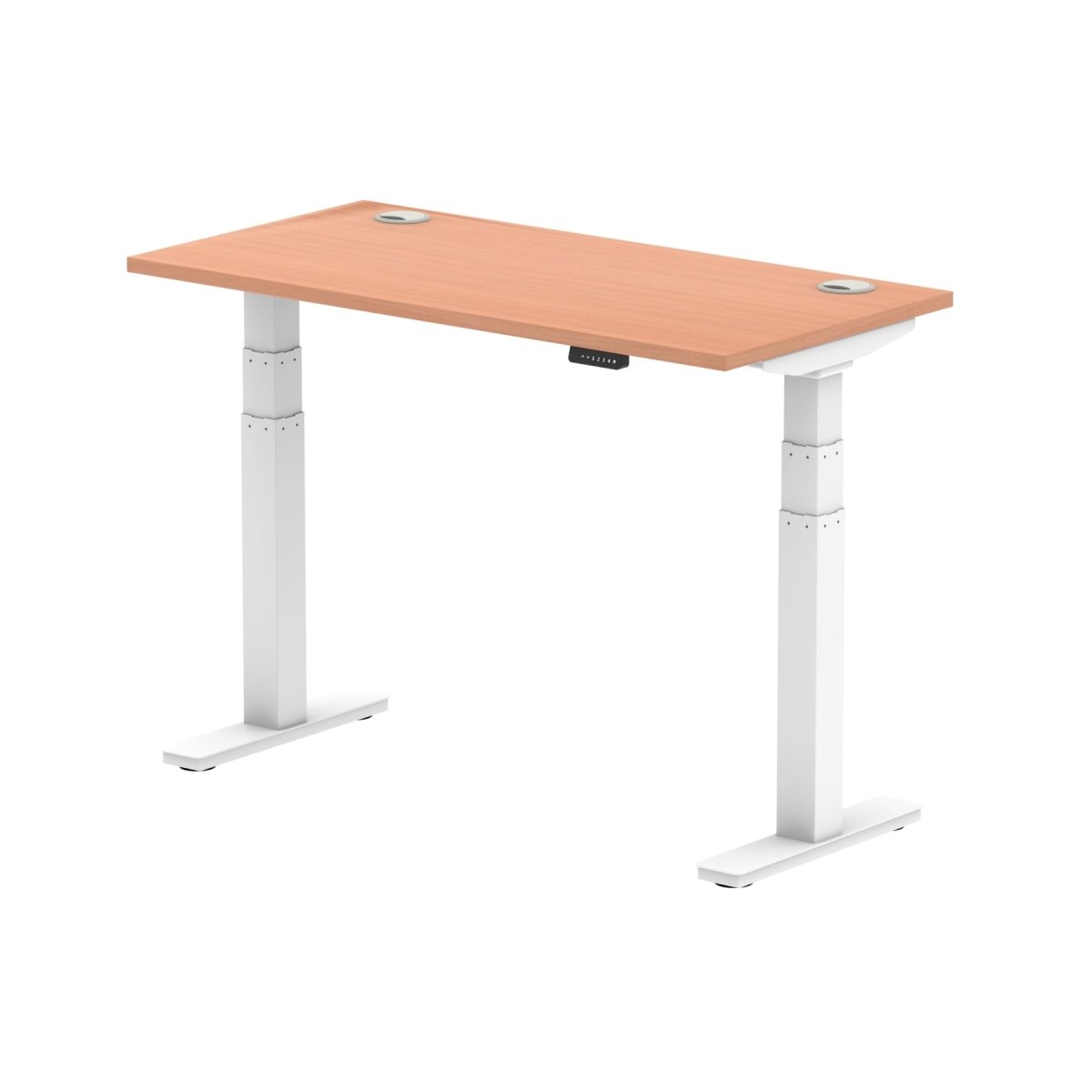 Office furniture air-slimline-height-adjustable-desk Dynamic  Beech 120 Wide