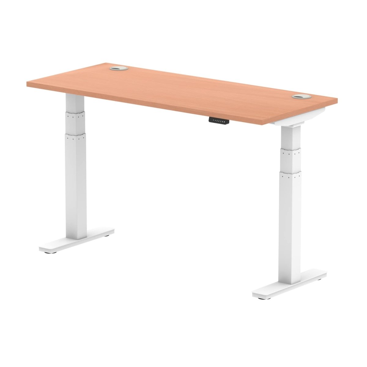 Office furniture air-slimline-height-adjustable-desk Dynamic  Beech 140 Wide