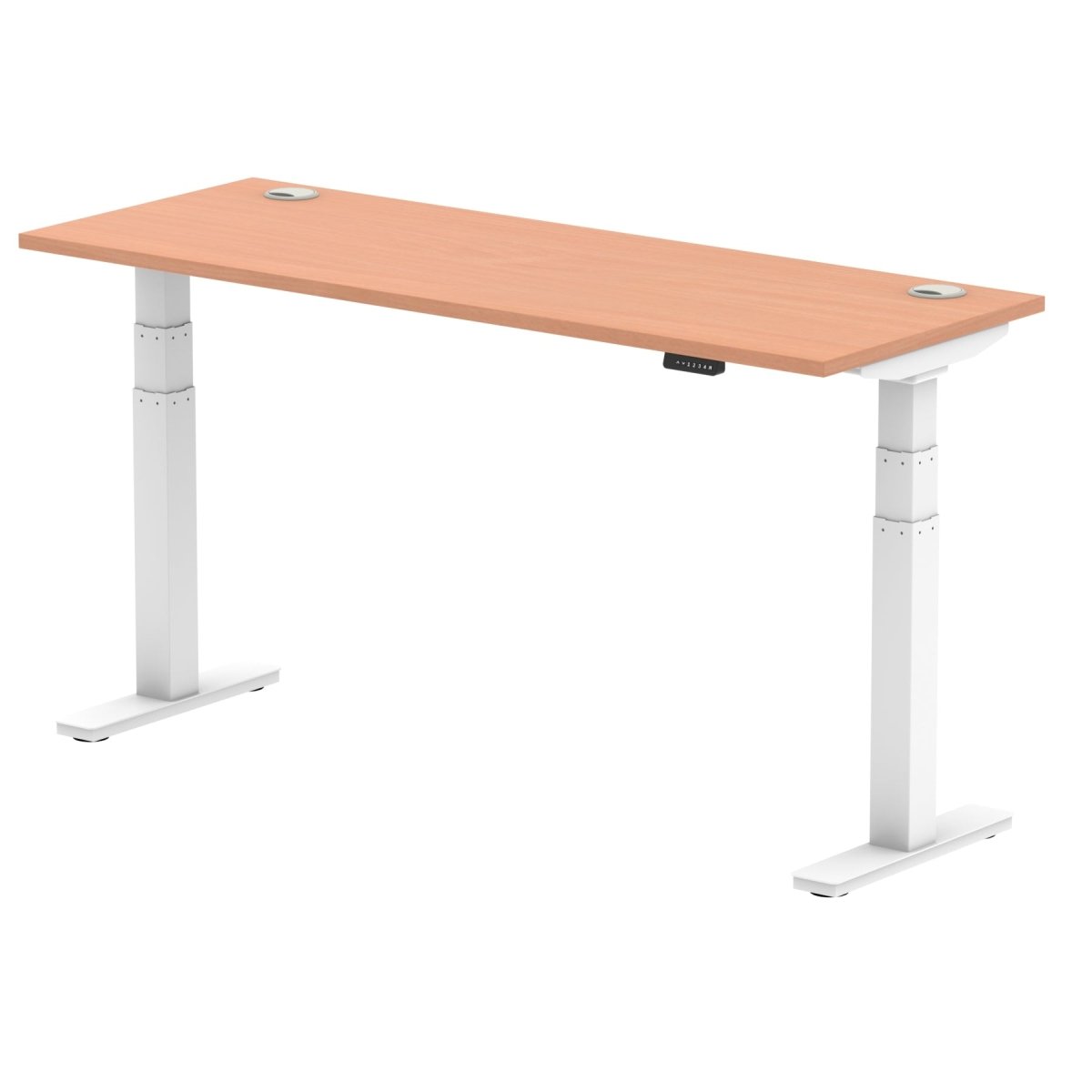 Office furniture air-slimline-height-adjustable-desk Dynamic  Beech 160 Wide
