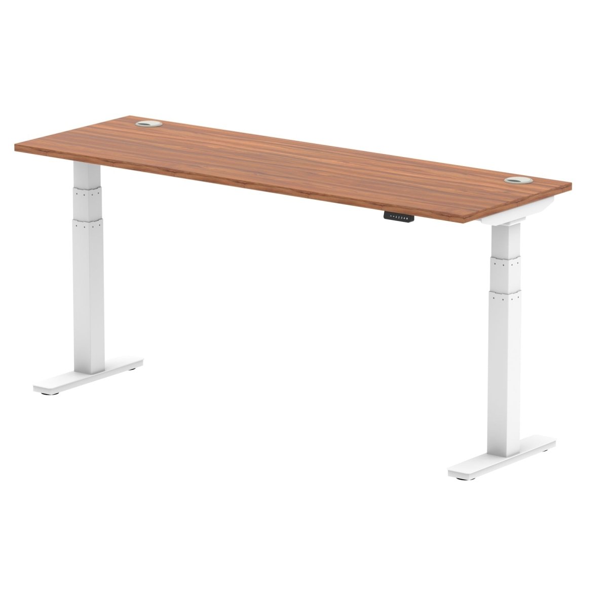 Office furniture air-slimline-height-adjustable-desk Dynamic  Walnut 180 Wide