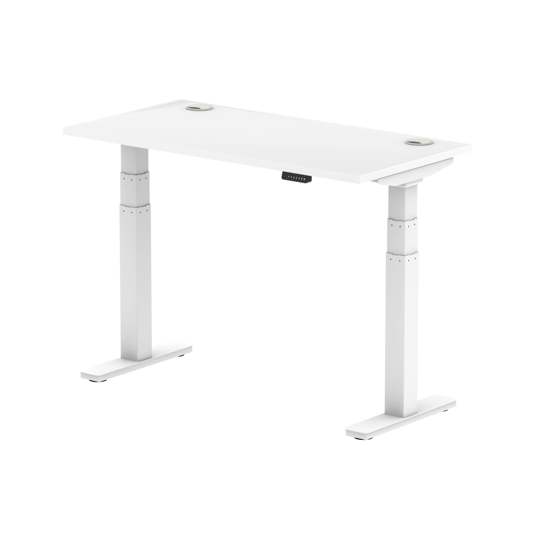 Office furniture air-slimline-height-adjustable-desk Dynamic  White 120 Wide