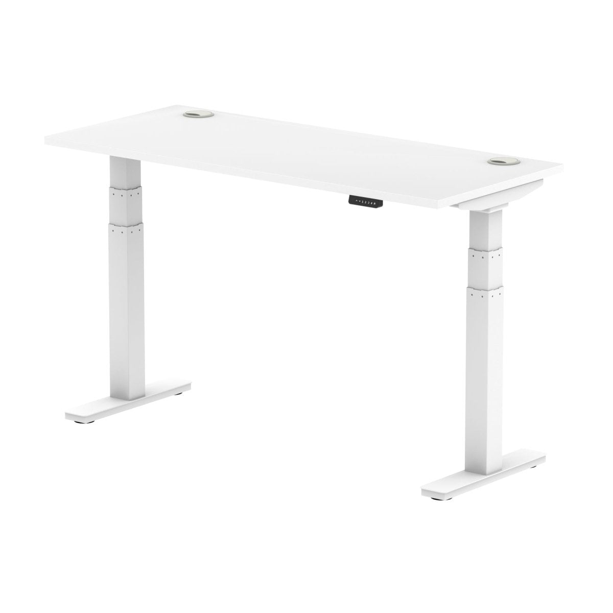 Office furniture air-slimline-height-adjustable-desk Dynamic  White 140 Wide