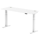 Office furniture air-slimline-height-adjustable-desk Dynamic  White 160 Wide