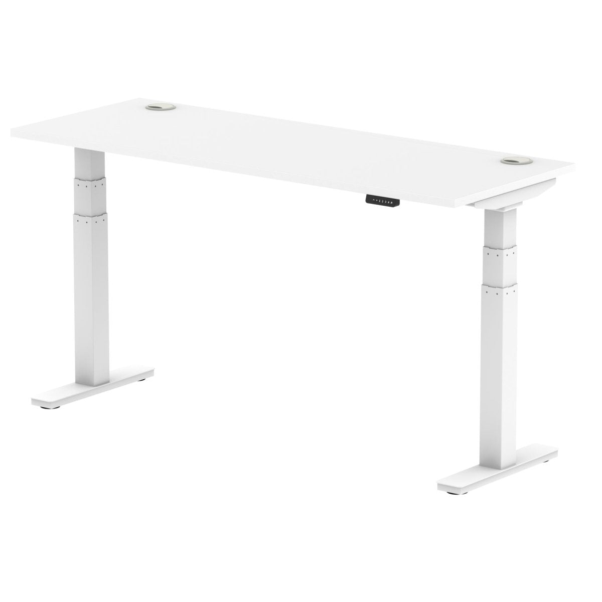 Office furniture air-slimline-height-adjustable-desk Dynamic  White 160 Wide