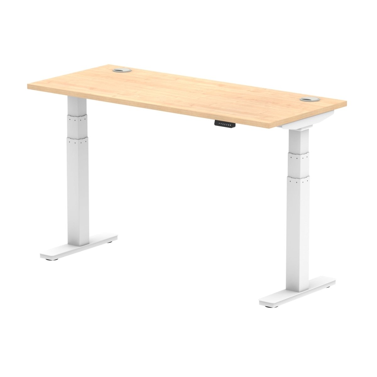 Office furniture air-slimline-height-adjustable-desk Dynamic  Maple 140 Wide
