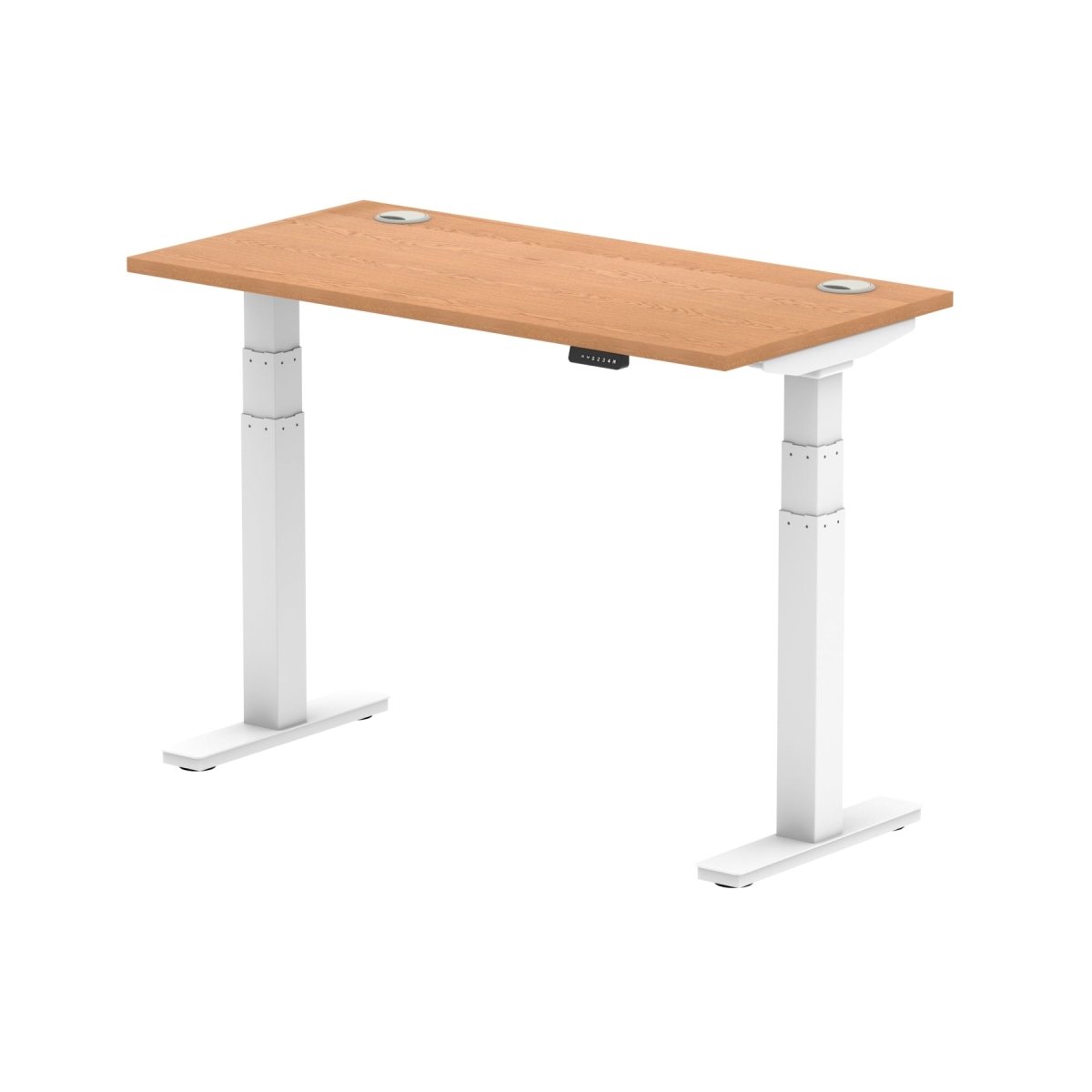 Office furniture air-slimline-height-adjustable-desk Dynamic  Oak 120 Wide