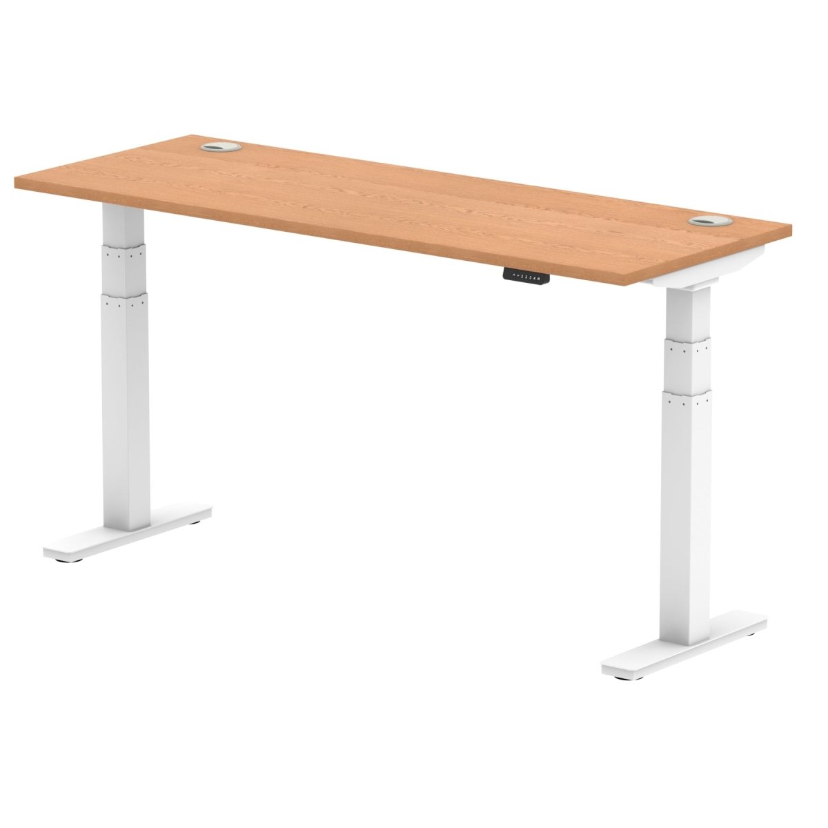 Office furniture air-slimline-height-adjustable-desk Dynamic  Oak 160 Wide