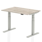 Office furniture air-height-adjustable-desk Dynamic  Grey Oak 120 Wide