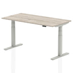 Office furniture air-height-adjustable-desk Dynamic  Grey Oak 160 Wide