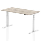 Office furniture air-height-adjustable-desk Dynamic  Grey Oak 160 Wide