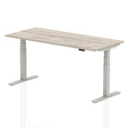 Office furniture air-height-adjustable-desk Dynamic  Grey Oak 180 Wide
