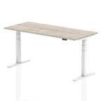 Office furniture air-height-adjustable-desk Dynamic  Grey Oak 180 Wide