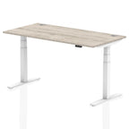 Office furniture air-height-adjustable-desk-with-cable-ports Dynamic  Oak 160 Wide
