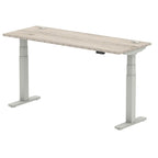 Office furniture air-slimline-height-adjustable-desk Dynamic  Grey Oak 160 Wide