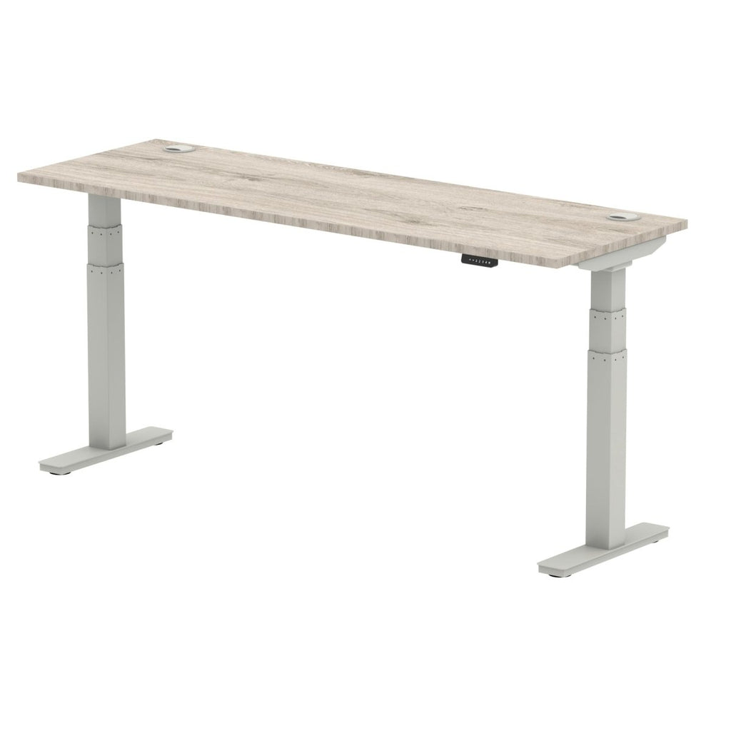 Office furniture air-slimline-height-adjustable-desk Dynamic  Grey Oak 180 Wide