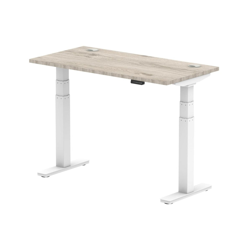 Office furniture air-slimline-height-adjustable-desk Dynamic  Grey Oak 120 Wide