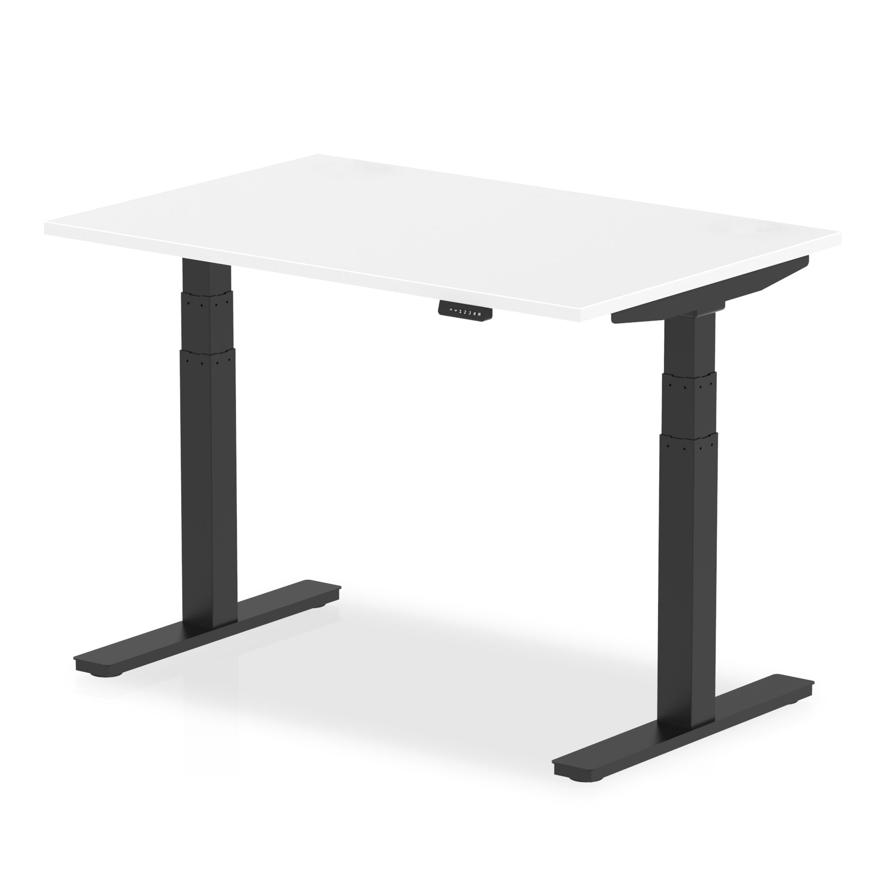 Office furniture air-height-adjustable-desk Dynamic  White 120 Wide