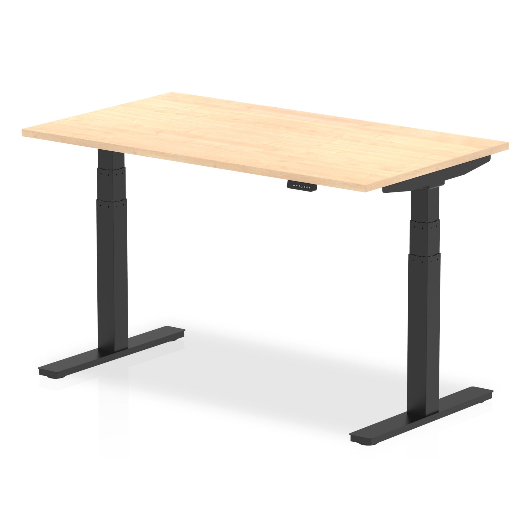 Office furniture air-height-adjustable-desk Dynamic  Maple 140 Wide
