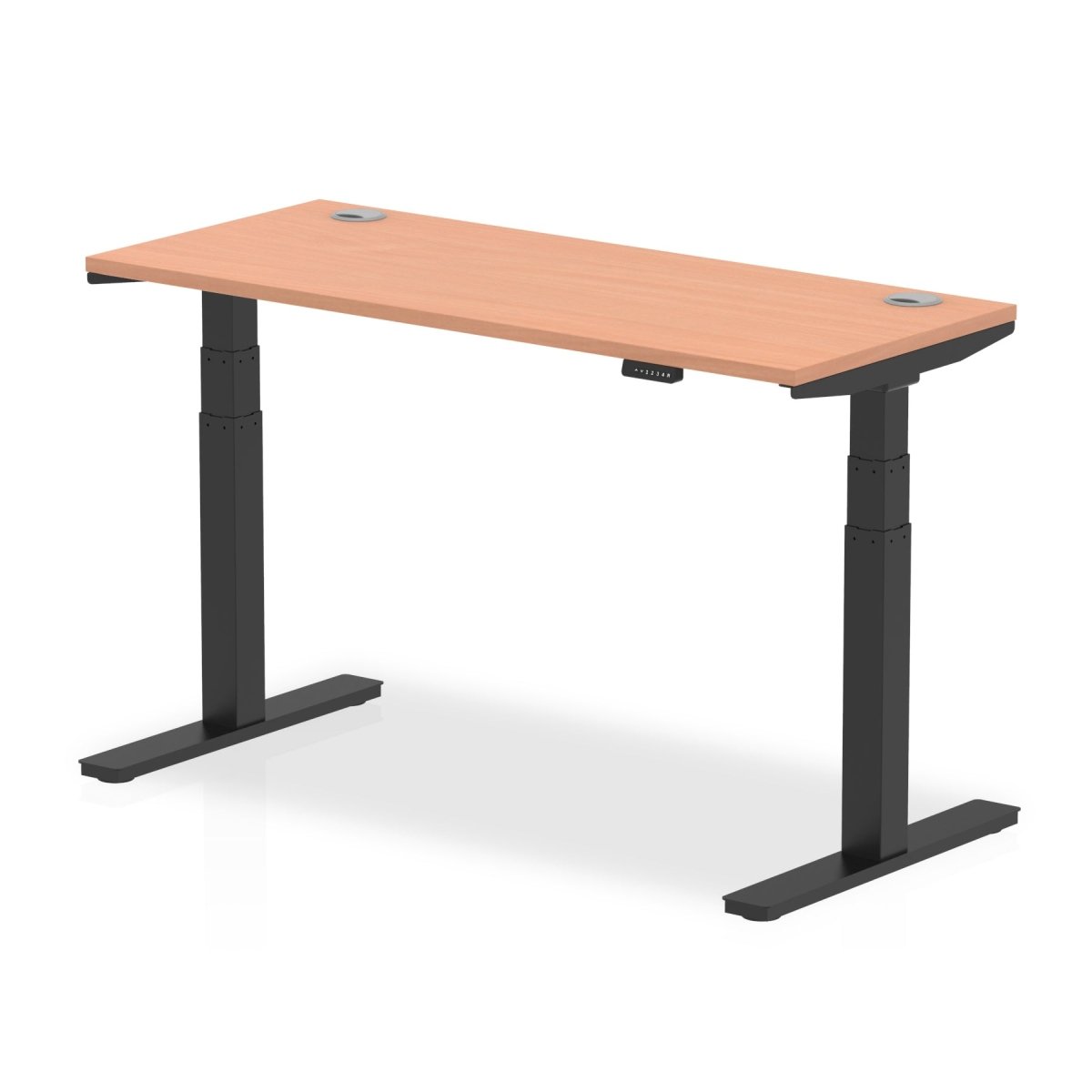 Office furniture air-slimline-height-adjustable-desk Dynamic  Beech 140 Wide