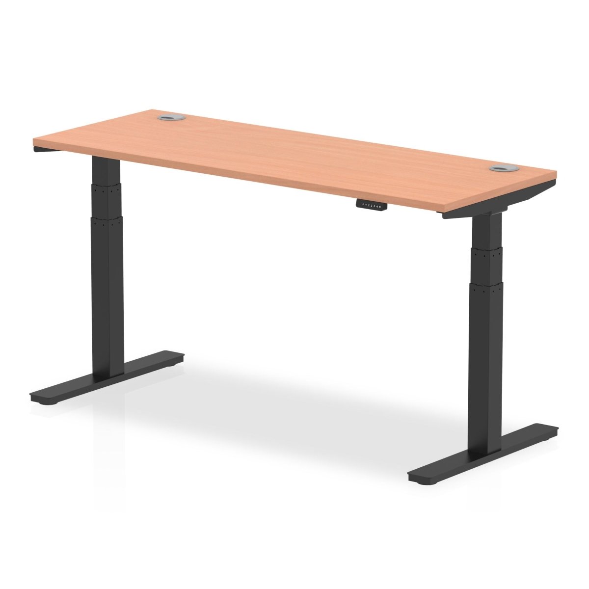 Office furniture air-slimline-height-adjustable-desk Dynamic  Beech 160 Wide