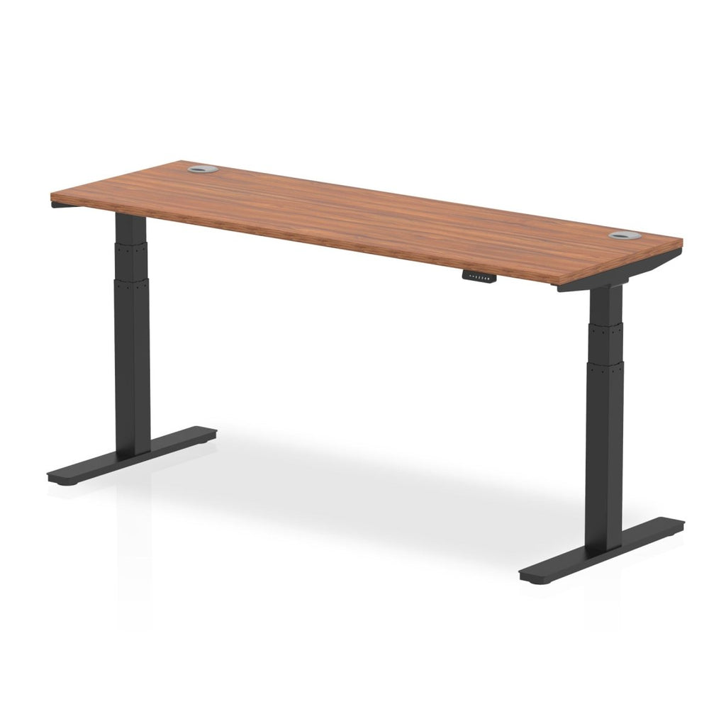 Office furniture air-slimline-height-adjustable-desk Dynamic  Walnut 180 Wide