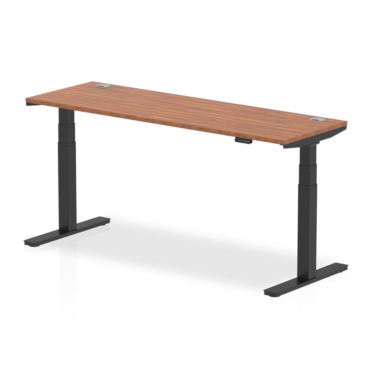Office furniture air-slimline-height-adjustable-desk Dynamic  Walnut 180 Wide