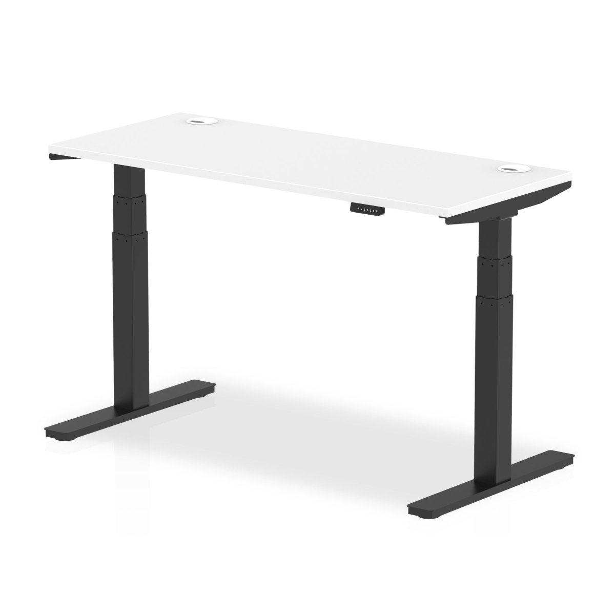 Office furniture air-slimline-height-adjustable-desk Dynamic  White 140 Wide