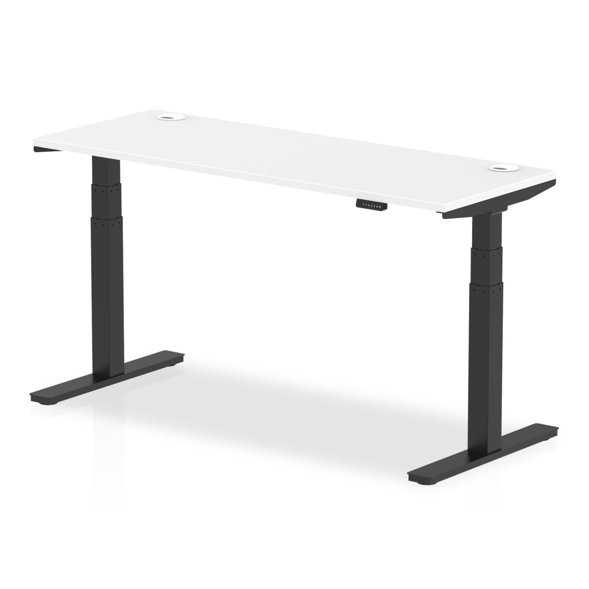 Office furniture air-slimline-height-adjustable-desk Dynamic  White 160 Wide