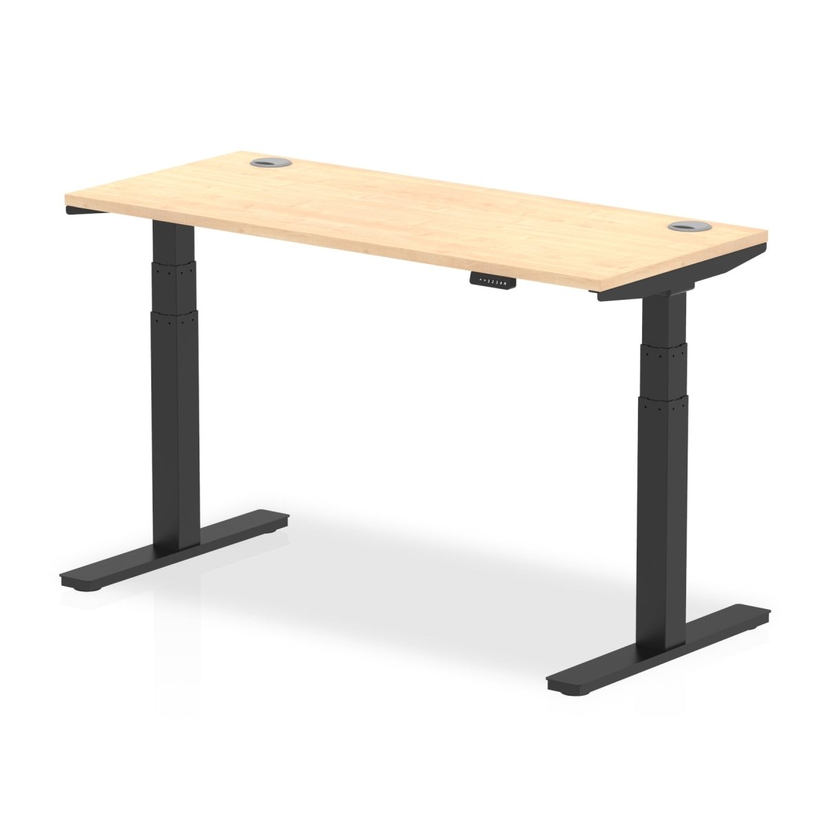 Office furniture air-slimline-height-adjustable-desk Dynamic  Maple 140 Wide