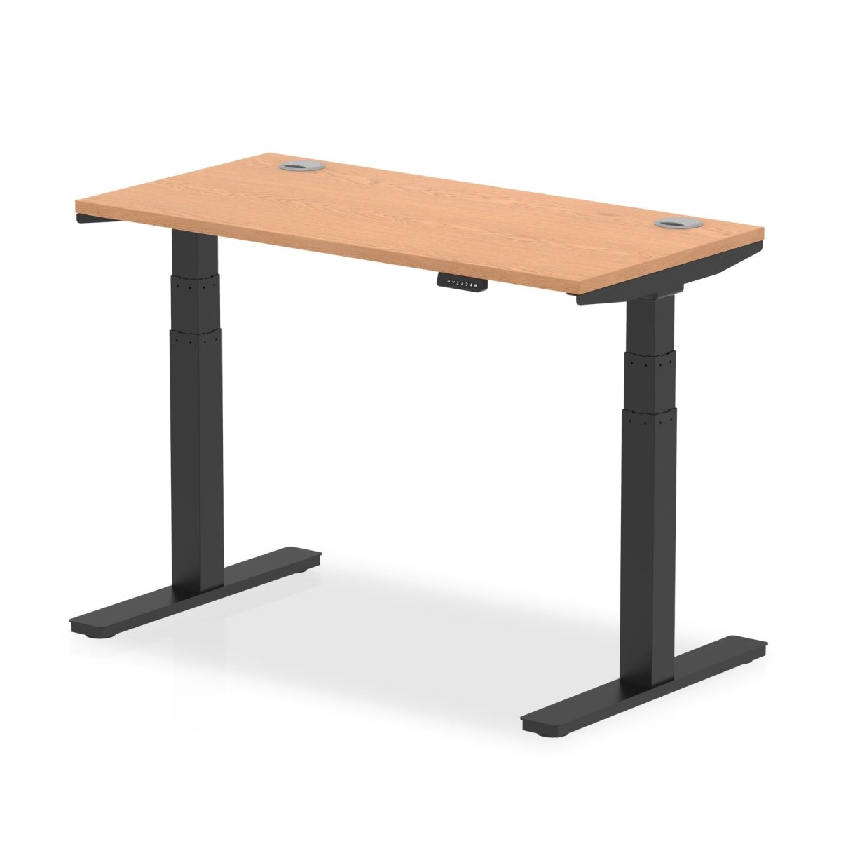 Office furniture air-slimline-height-adjustable-desk Dynamic  Oak 120 Wide