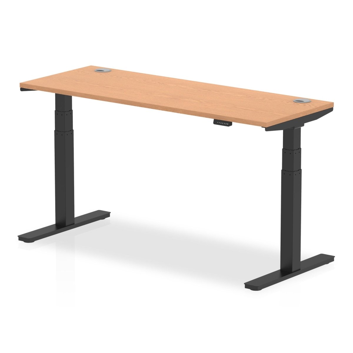 Office furniture air-slimline-height-adjustable-desk Dynamic  Oak 160 Wide